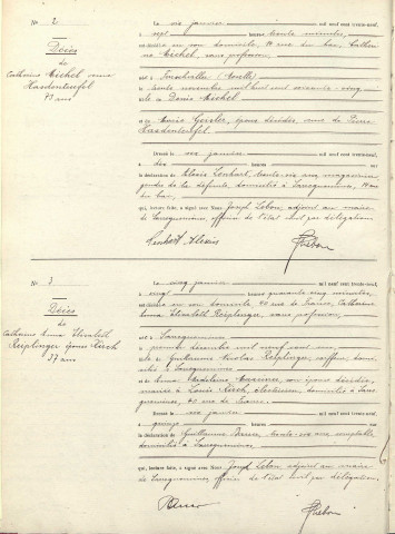Registre des décès 1939-1940