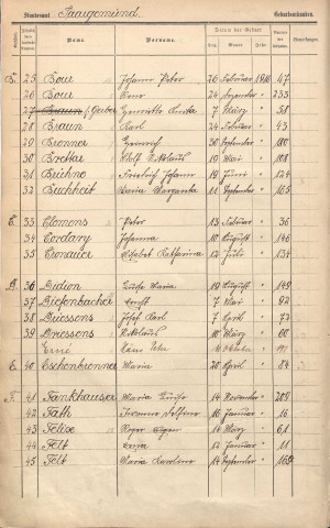 Registre des naissances 1916