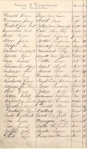 Registre des mariages 1881