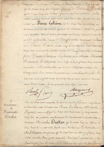 Registre d'État Civil 1850