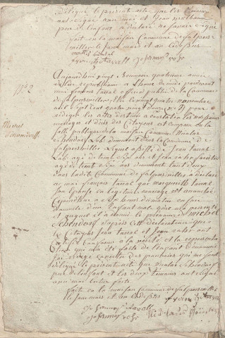 Registre d'État Civil 1793-1802