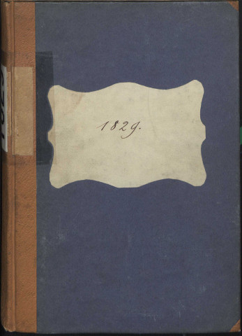 Registre d'État Civil 1829