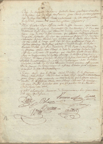 Registre des mariages 1794-1798