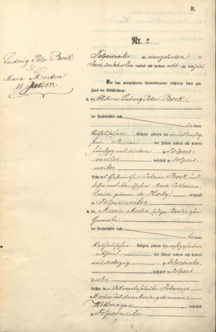 Registre des mariages 1882-1891