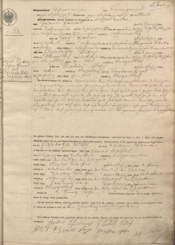Registre des mariages 1872-1881