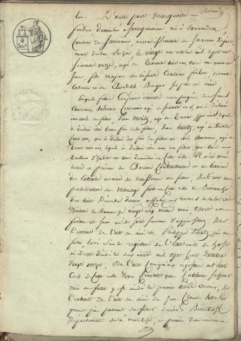 Registre d'État Civil 1815