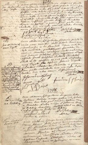 Registre de catholicité 1765-1791