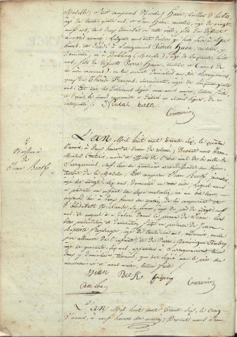 Registre d'État Civil 1836