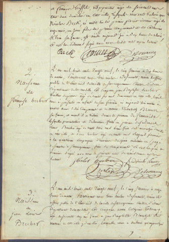 Registre d'État Civil 1829