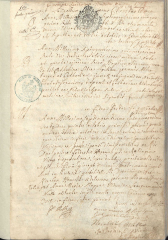 Registre de catholicité 1756-1764 ET Table décennale 1731-1776
