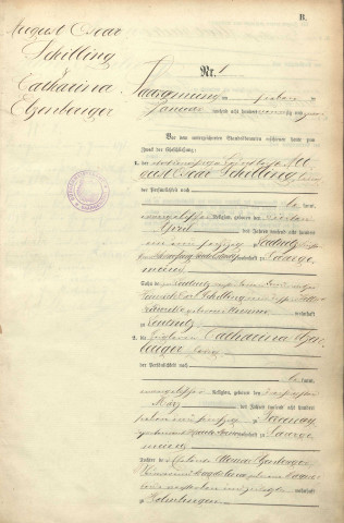 Registre des mariages 1892