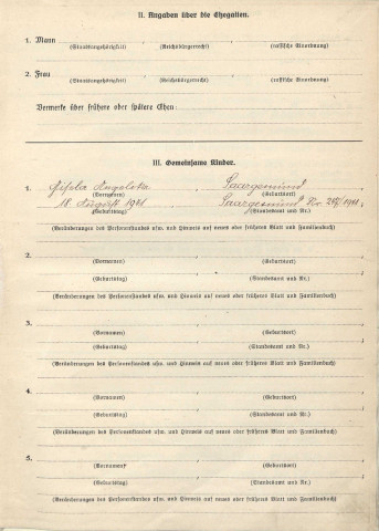 Registre des mariages 1940-1941