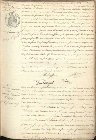 Registre d'État Civil 1865