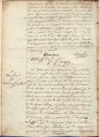 Registre d'État Civil 1842