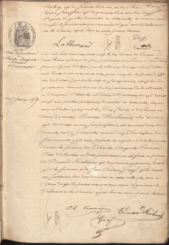 Registre d'État Civil 1859