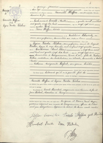 Registre des mariages 1926-1928
