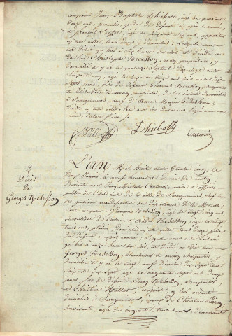 Registre d'État Civil 1835