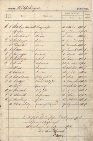 Registre des mariages 1893-1897