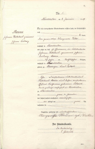 Registre des décès 1919-1920