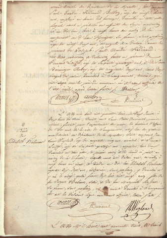 Registre d'État Civil 1843
