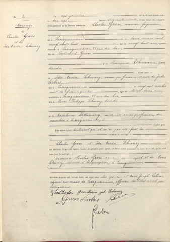 Registre des mariages 1937-1938
