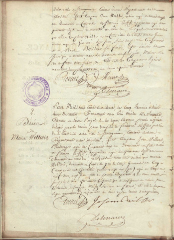 Registre d'État Civil 1818