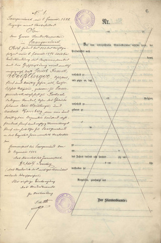 Registre des décès 1886