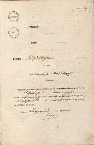 Registre des décès 1872-1882