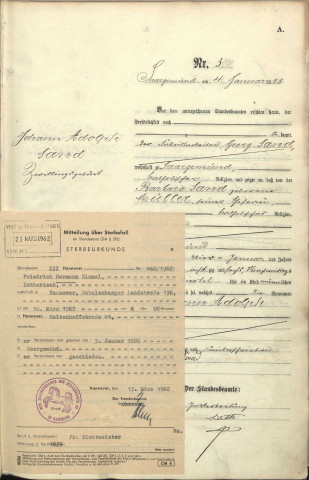 Registre des naissances 1886