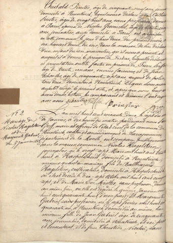 Registre d'État Civil 1853-1862