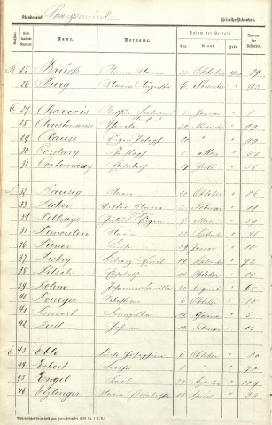 Registre des mariages 1900