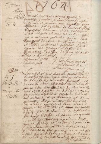 Registre 1764-1768