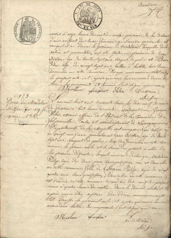 Registre d'État Civil 1863-1871