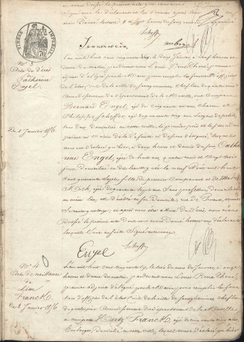 Registre d'État Civil 1856