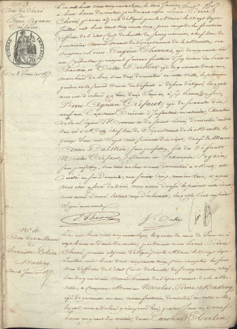 Registre d'État Civil 1857