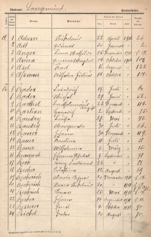 Registre des mariages 1912
