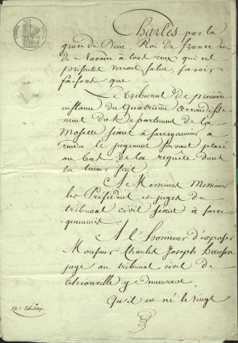 Registre des naissances 1798-1803