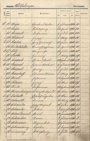 Registre des naissances 1896