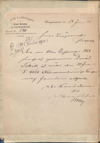 Registre d'État Civil 1868