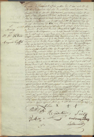 Registre d'État Civil 1834