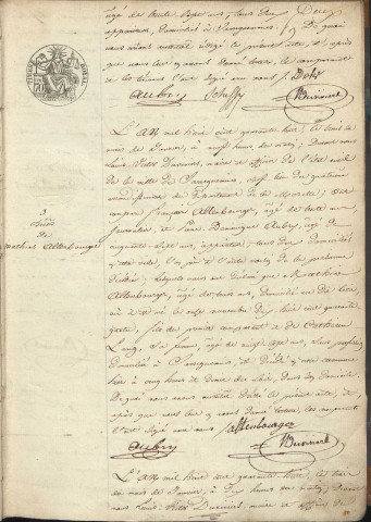 Registre d'État Civil 1848
