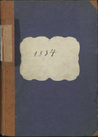Registre d'État Civil 1834