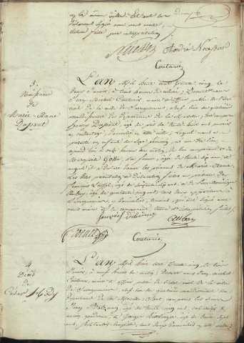 Registre d'État Civil 1835