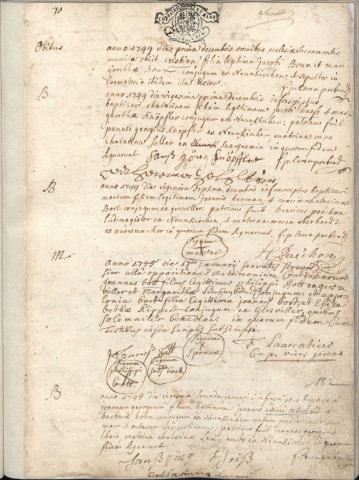 Registre de catholicité 1744-1756
