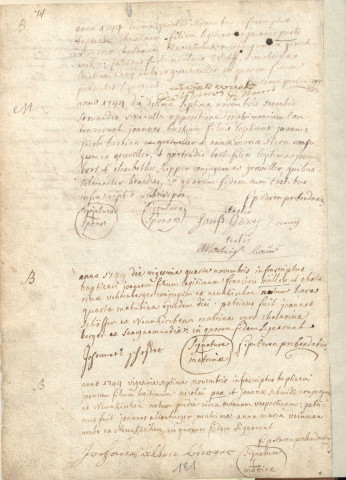 Registre de catholicité 1744-1756