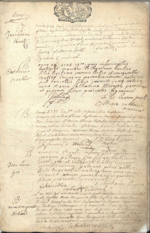 Registre 1735-1746